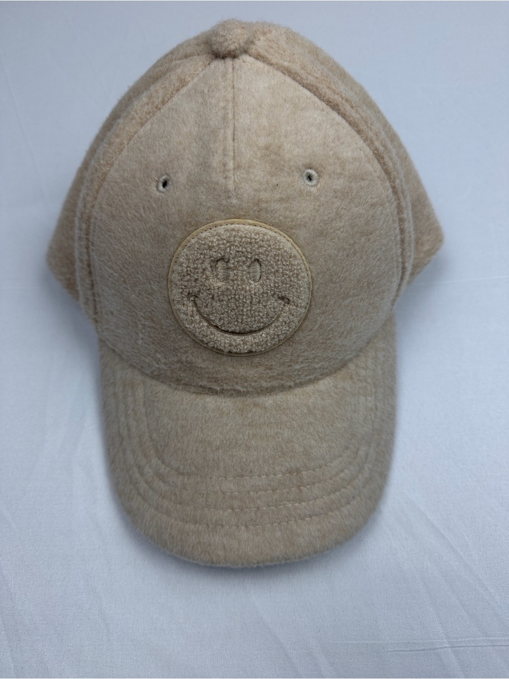 Steve Madden Beige Smiley Cap